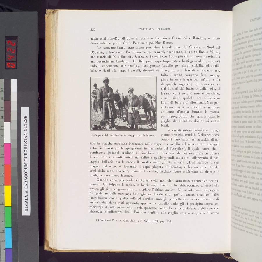 Storia della Spedizione Scientifica Italiana nel Himàlaia, Caracorùm e Turchestàn Cinese(1913-1914) : vol.1 / Page 382 (Color Image)