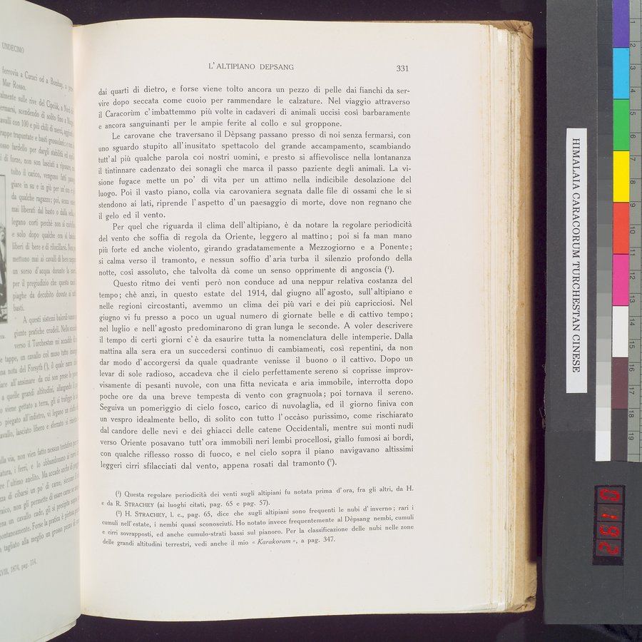 Storia della Spedizione Scientifica Italiana nel Himàlaia, Caracorùm e Turchestàn Cinese(1913-1914) : vol.1 / Page 383 (Color Image)