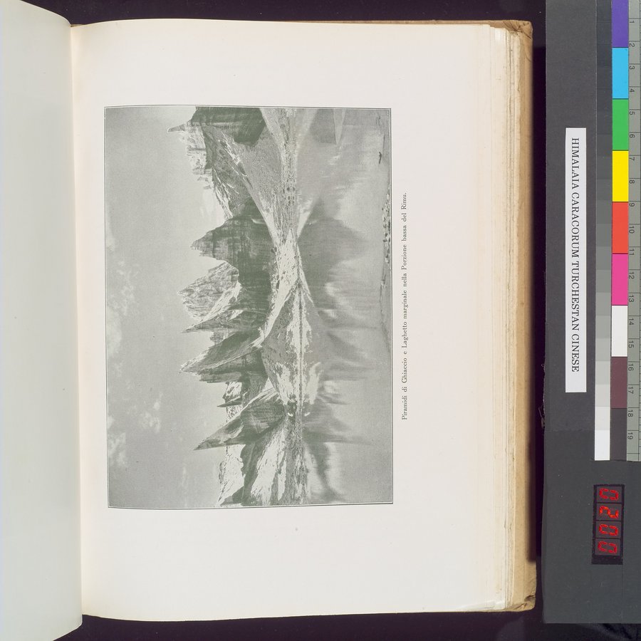 Storia della Spedizione Scientifica Italiana nel Himàlaia, Caracorùm e Turchestàn Cinese(1913-1914) : vol.1 / 399 ページ（カラー画像）