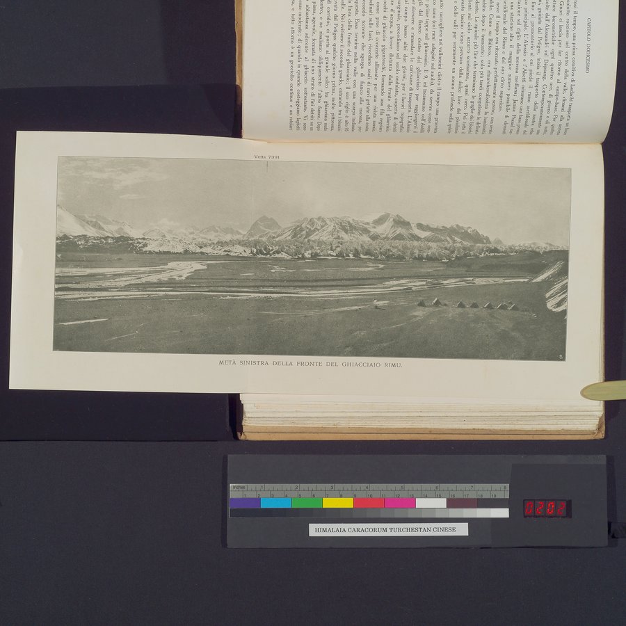 Storia della Spedizione Scientifica Italiana nel Himàlaia, Caracorùm e Turchestàn Cinese(1913-1914) : vol.1 / Page 403 (Color Image)