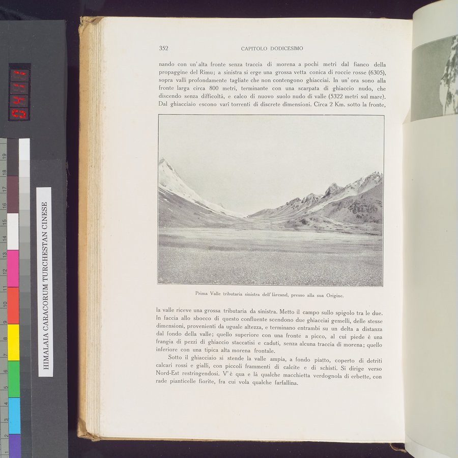 Storia della Spedizione Scientifica Italiana nel Himàlaia, Caracorùm e Turchestàn Cinese(1913-1914) : vol.1 / Page 416 (Color Image)