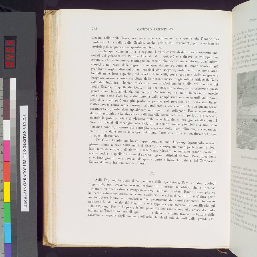Storia della Spedizione Scientifica Italiana nel Himàlaia, Caracorùm e Turchestàn Cinese(1913-1914) : vol.1 / Page 440 (Color Image)