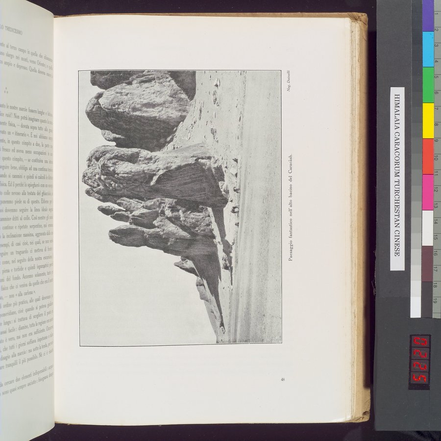 Storia della Spedizione Scientifica Italiana nel Himàlaia, Caracorùm e Turchestàn Cinese(1913-1914) : vol.1 / Page 449 (Color Image)