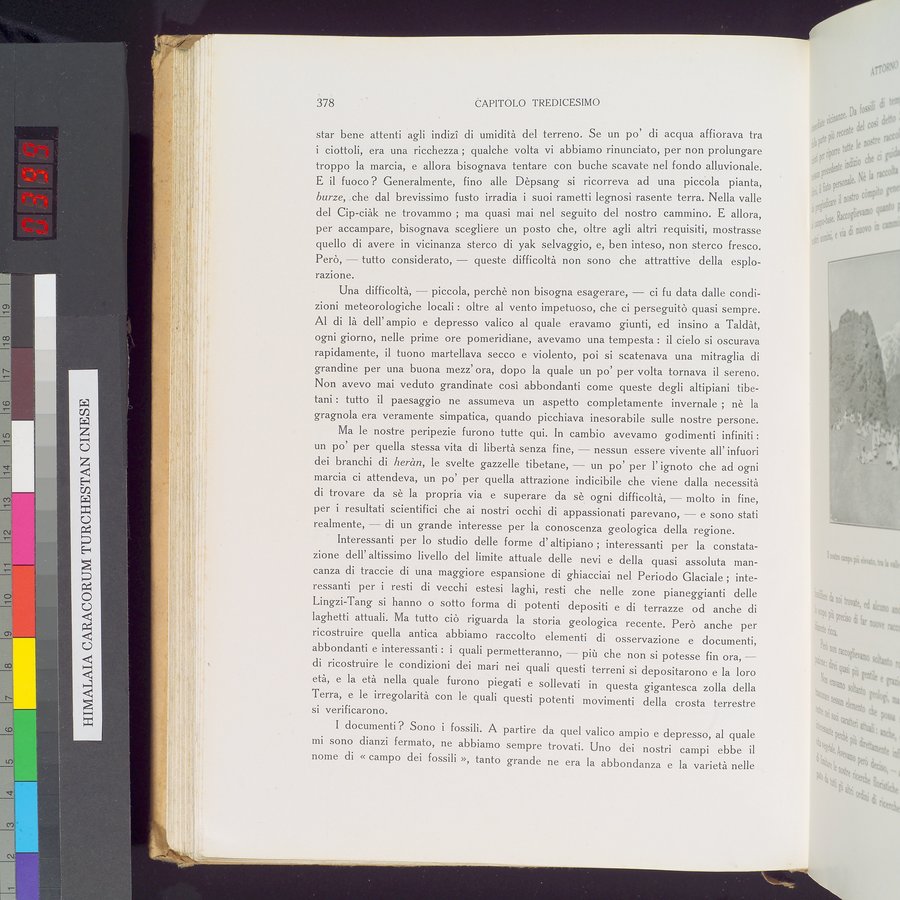 Storia della Spedizione Scientifica Italiana nel Himàlaia, Caracorùm e Turchestàn Cinese(1913-1914) : vol.1 / Page 450 (Color Image)