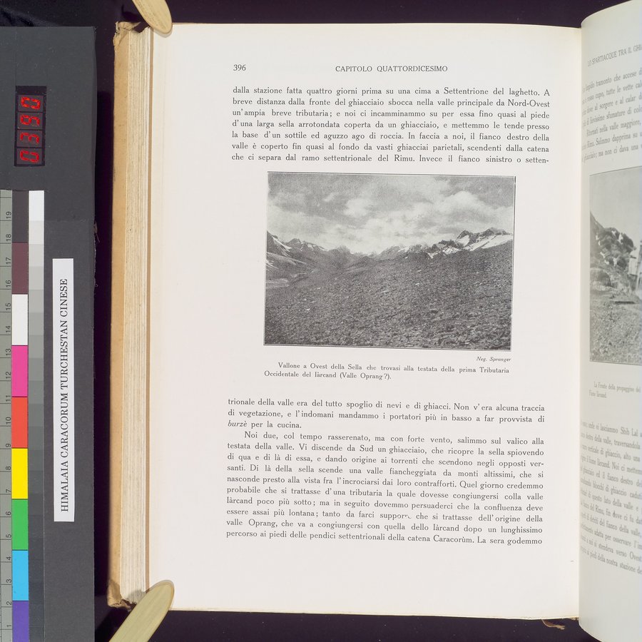 Storia della Spedizione Scientifica Italiana nel Himàlaia, Caracorùm e Turchestàn Cinese(1913-1914) : vol.1 / 470 ページ（カラー画像）
