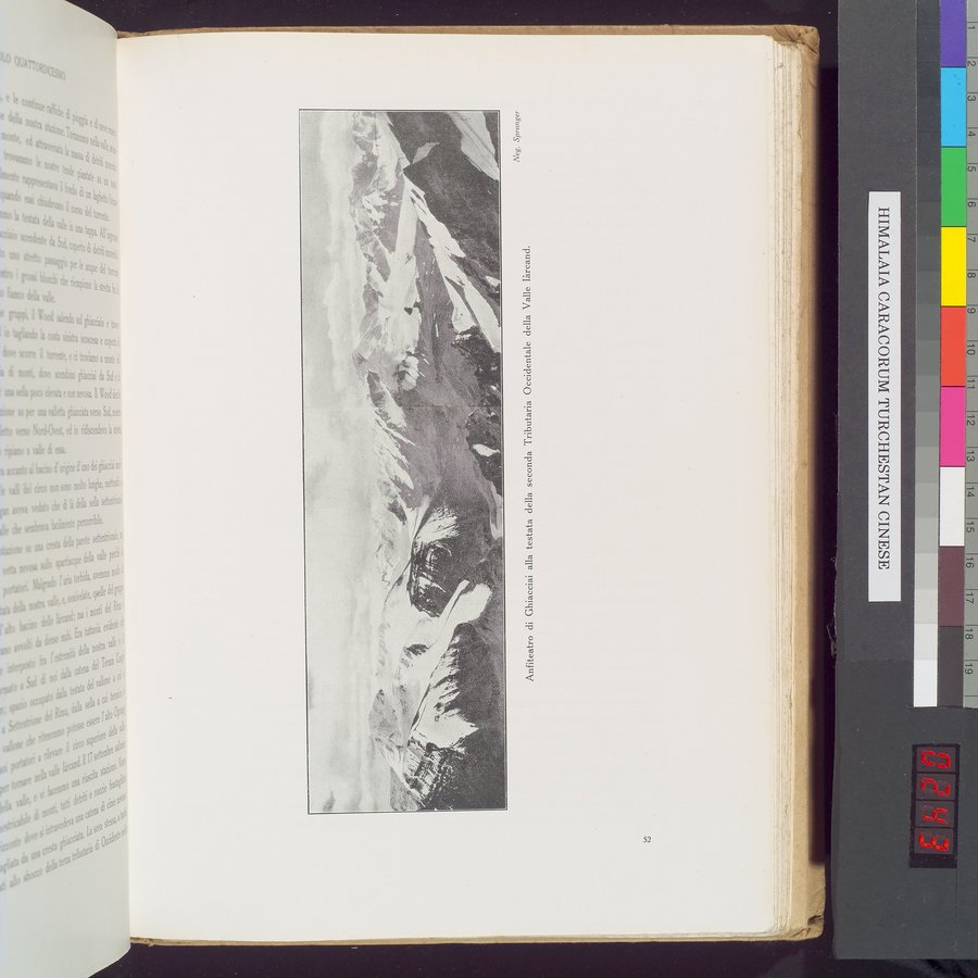 Storia della Spedizione Scientifica Italiana nel Himàlaia, Caracorùm e Turchestàn Cinese(1913-1914) : vol.1 / 485 ページ（カラー画像）