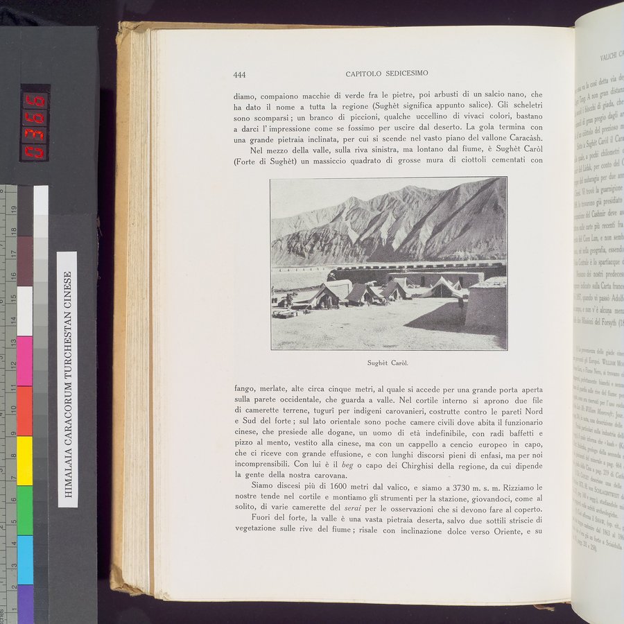 Storia della Spedizione Scientifica Italiana nel Himàlaia, Caracorùm e Turchestàn Cinese(1913-1914) : vol.1 / 524 ページ（カラー画像）