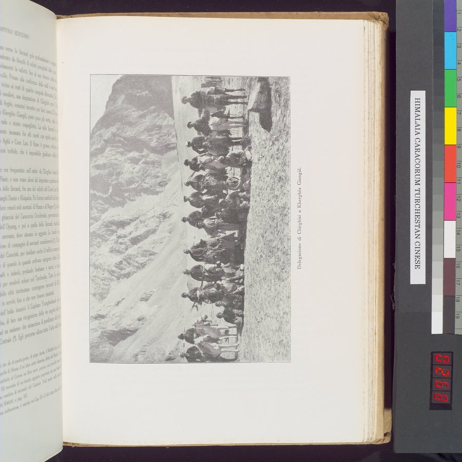 Storia della Spedizione Scientifica Italiana nel Himàlaia, Caracorùm e Turchestàn Cinese(1913-1914) : vol.1 / 535 ページ（カラー画像）