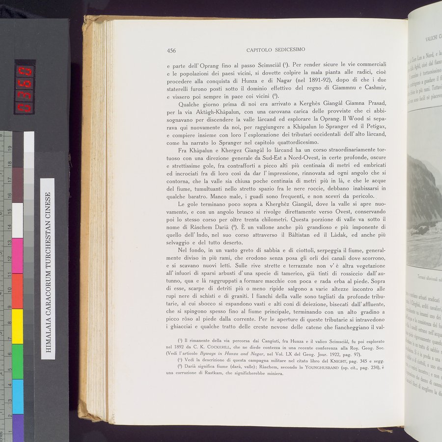 Storia della Spedizione Scientifica Italiana nel Himàlaia, Caracorùm e Turchestàn Cinese(1913-1914) : vol.1 / 536 ページ（カラー画像）
