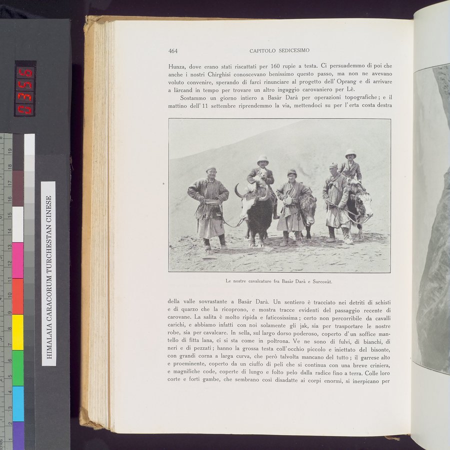 Storia della Spedizione Scientifica Italiana nel Himàlaia, Caracorùm e Turchestàn Cinese(1913-1914) : vol.1 / Page 544 (Color Image)