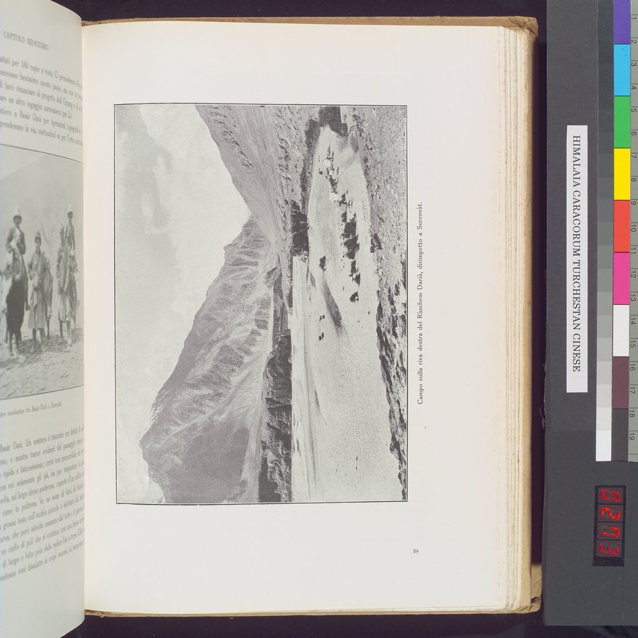 Storia della Spedizione Scientifica Italiana nel Himàlaia, Caracorùm e Turchestàn Cinese(1913-1914) : vol.1 / Page 545 (Color Image)