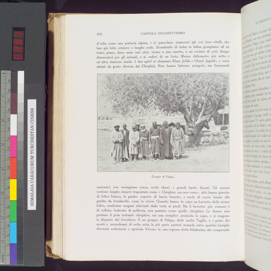 Storia della Spedizione Scientifica Italiana nel Himàlaia, Caracorùm e Turchestàn Cinese(1913-1914) : vol.1 / Page 560 (Color Image)