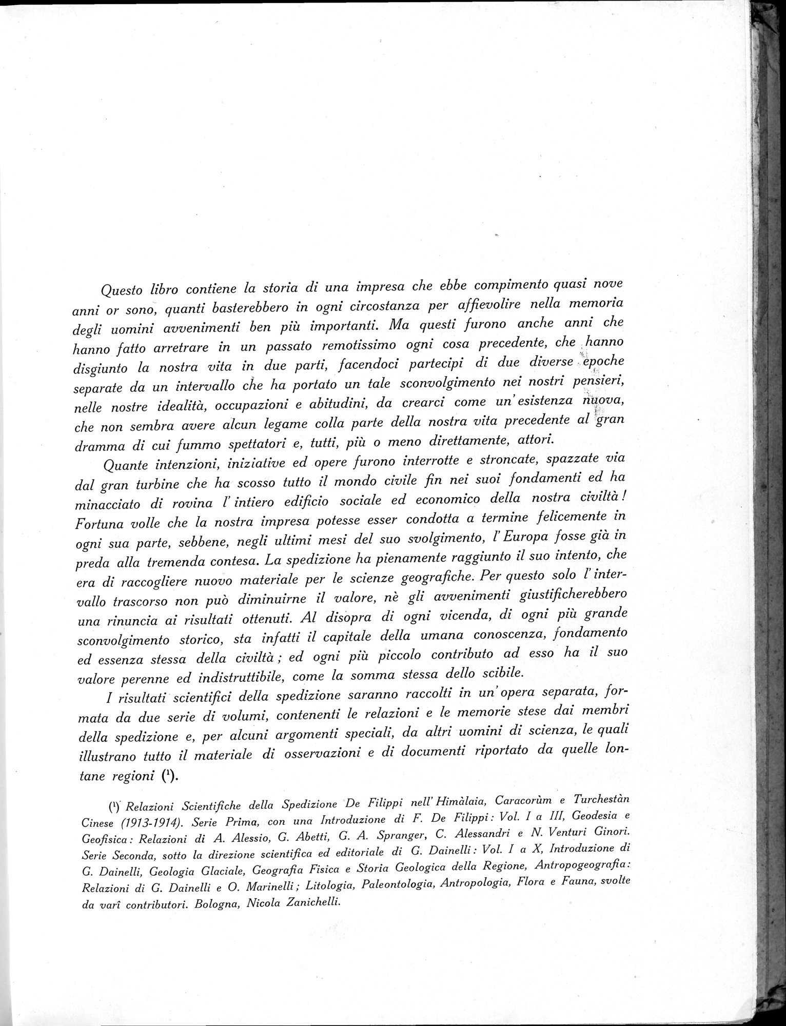 Storia della Spedizione Scientifica Italiana nel Himàlaia, Caracorùm e Turchestàn Cinese(1913-1914) : vol.1 / Page 15 (Grayscale High Resolution Image)