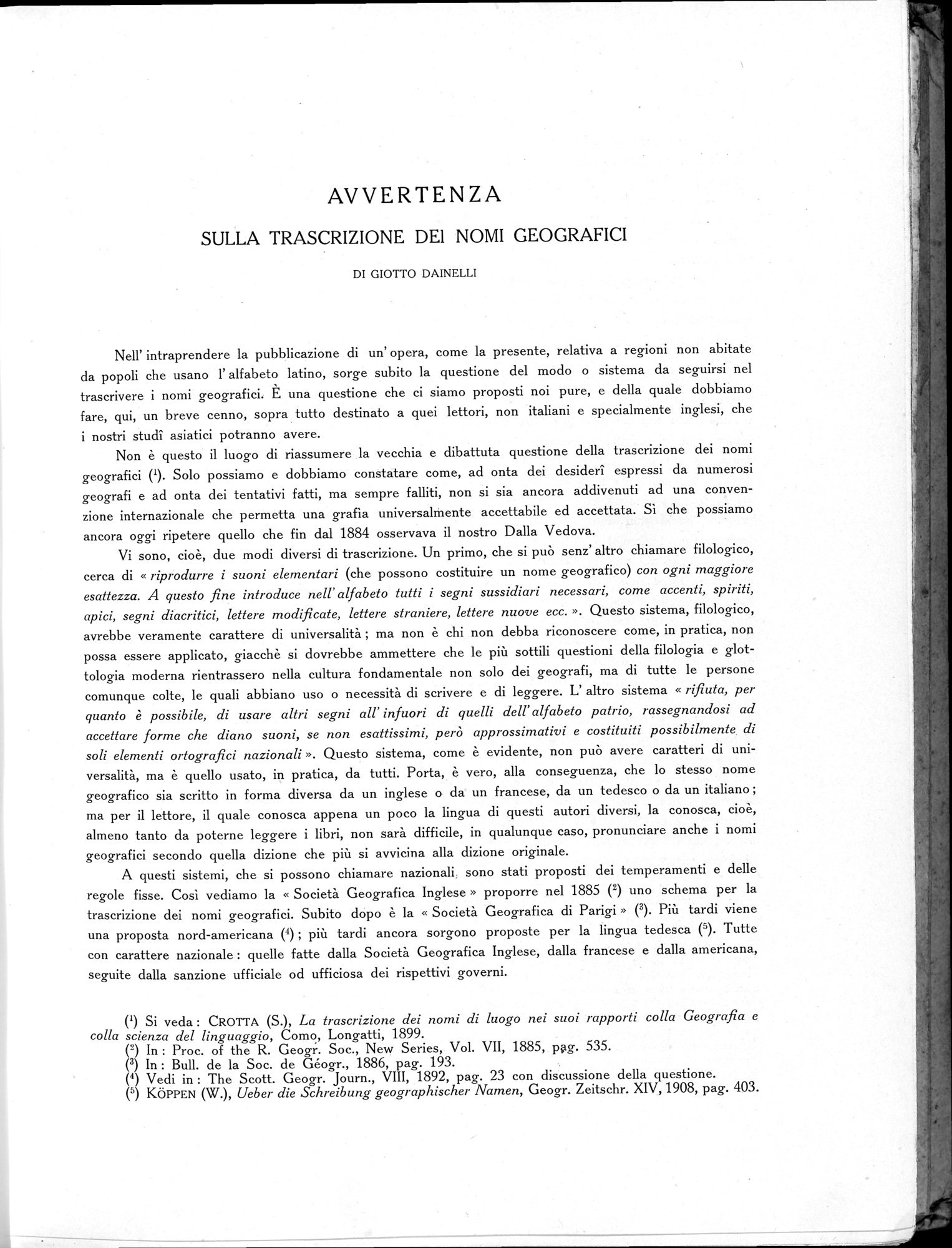 Storia della Spedizione Scientifica Italiana nel Himàlaia, Caracorùm e Turchestàn Cinese(1913-1914) : vol.1 / 17 ページ（白黒高解像度画像）