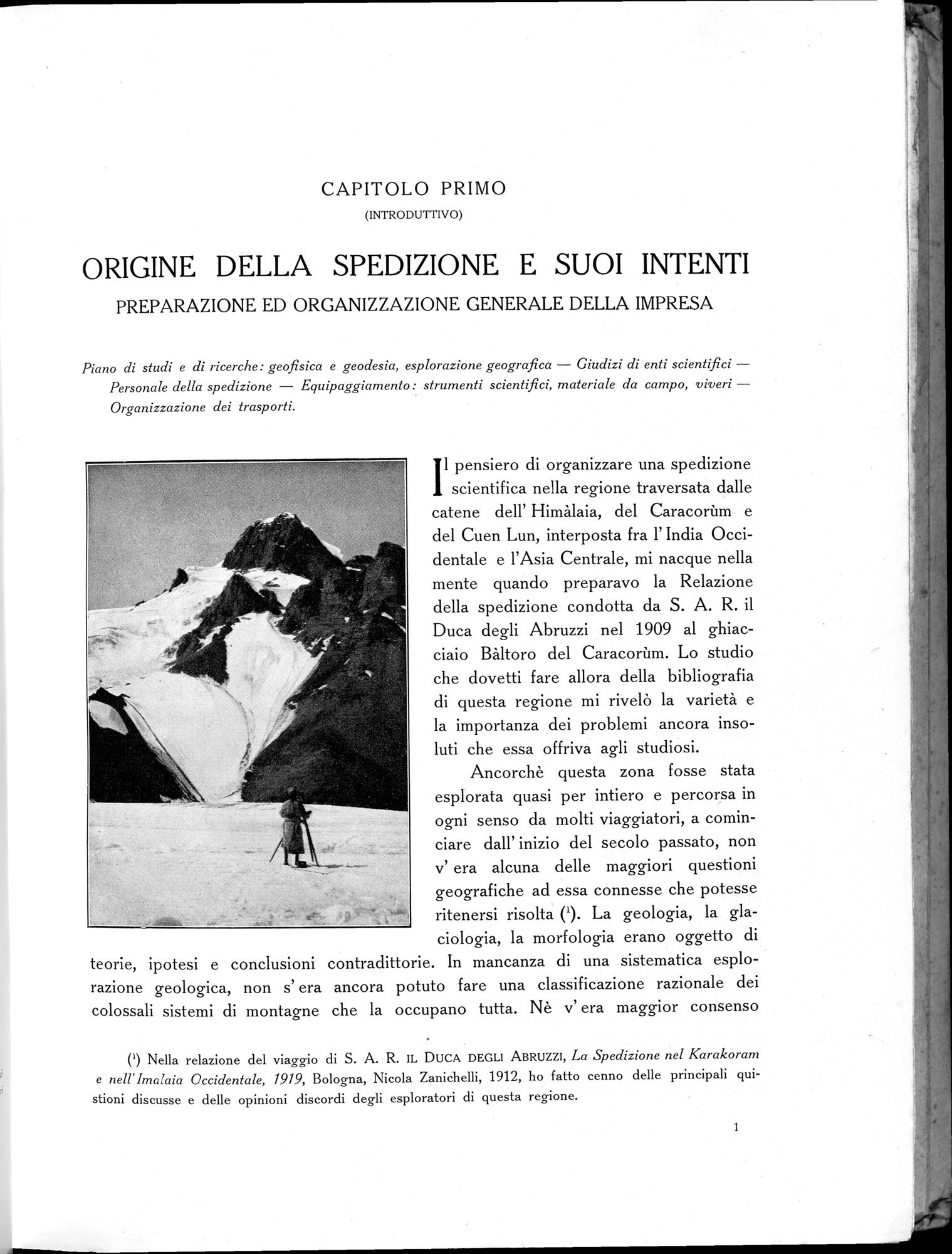 Storia della Spedizione Scientifica Italiana nel Himàlaia, Caracorùm e Turchestàn Cinese(1913-1914) : vol.1 / Page 23 (Grayscale High Resolution Image)