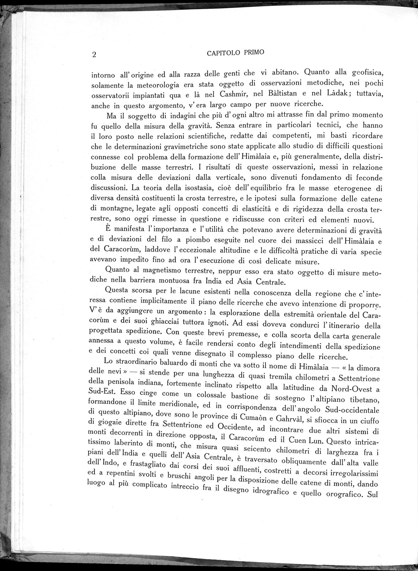 Storia della Spedizione Scientifica Italiana nel Himàlaia, Caracorùm e Turchestàn Cinese(1913-1914) : vol.1 / Page 24 (Grayscale High Resolution Image)