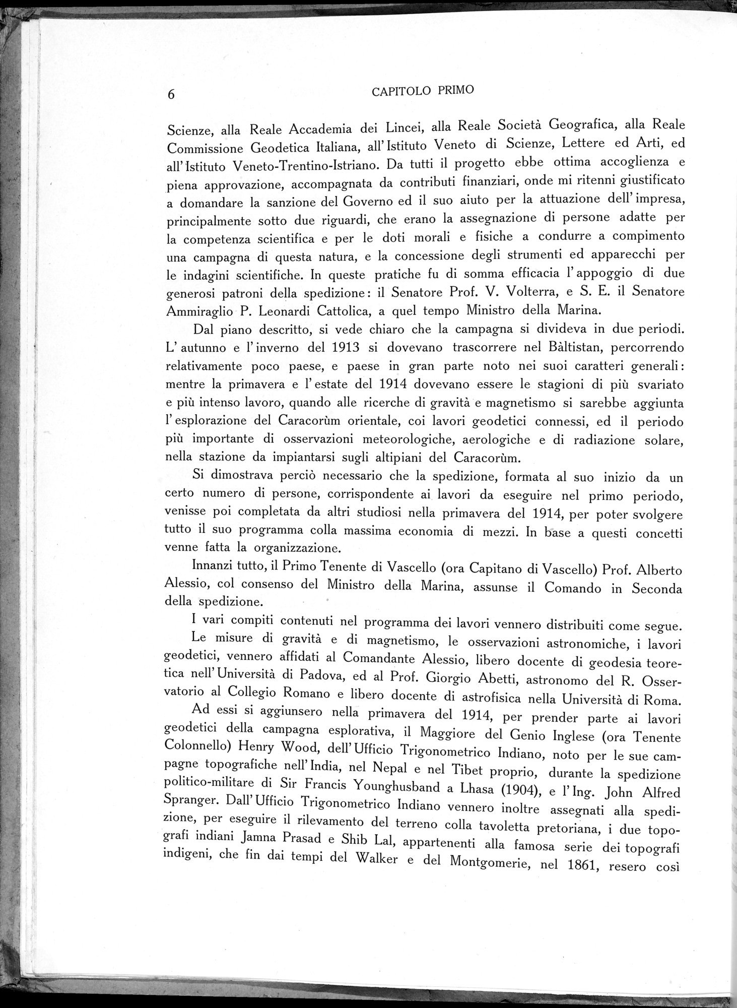Storia della Spedizione Scientifica Italiana nel Himàlaia, Caracorùm e Turchestàn Cinese(1913-1914) : vol.1 / 28 ページ（白黒高解像度画像）