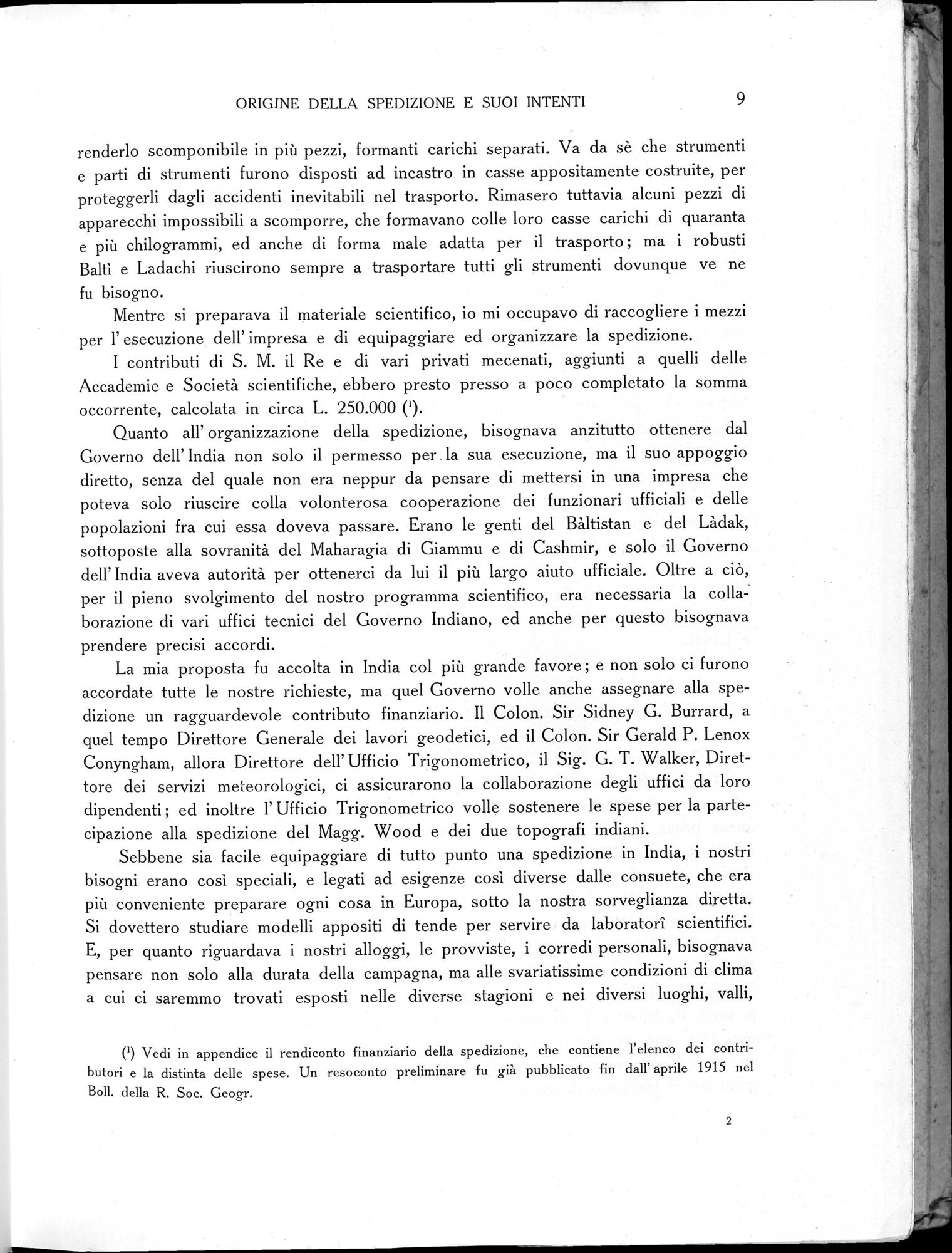 Storia della Spedizione Scientifica Italiana nel Himàlaia, Caracorùm e Turchestàn Cinese(1913-1914) : vol.1 / Page 31 (Grayscale High Resolution Image)