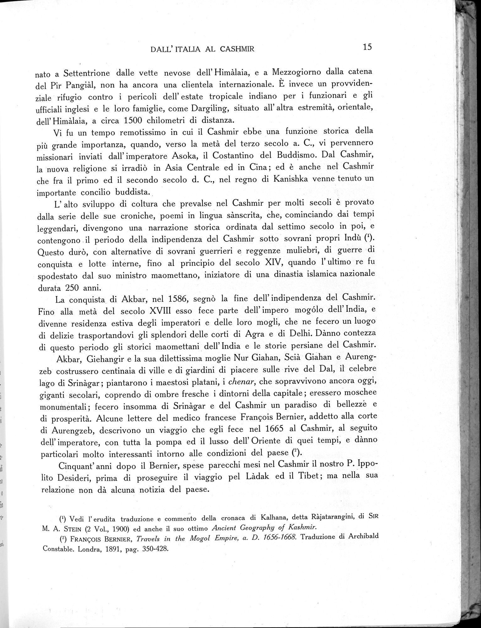 Storia della Spedizione Scientifica Italiana nel Himàlaia, Caracorùm e Turchestàn Cinese(1913-1914) : vol.1 / Page 37 (Grayscale High Resolution Image)