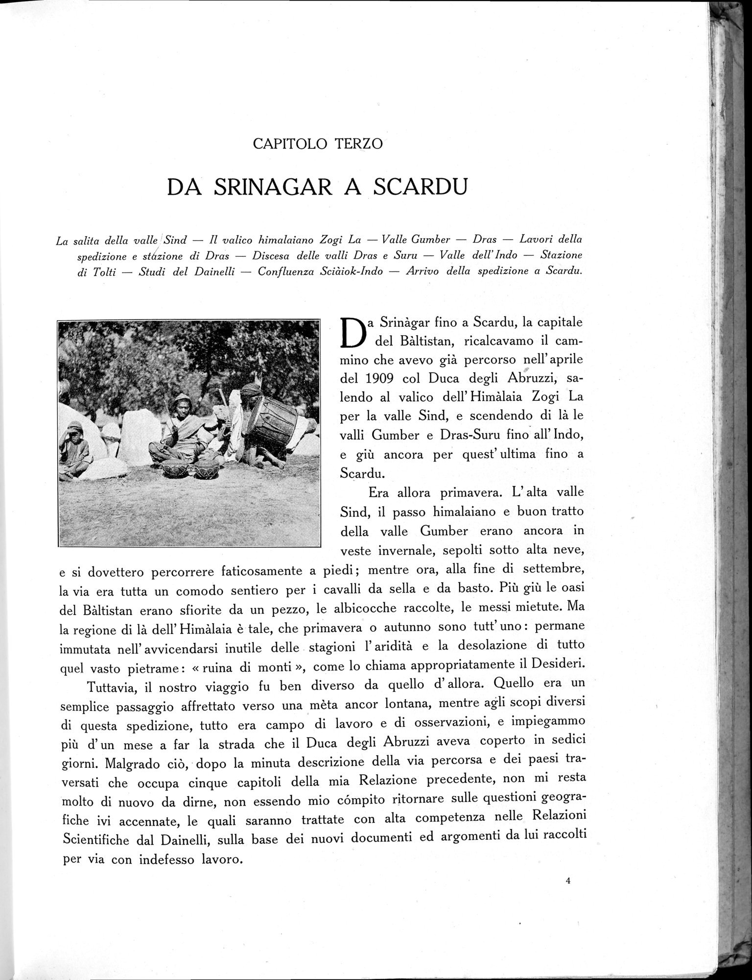 Storia della Spedizione Scientifica Italiana nel Himàlaia, Caracorùm e Turchestàn Cinese(1913-1914) : vol.1 / Page 47 (Grayscale High Resolution Image)