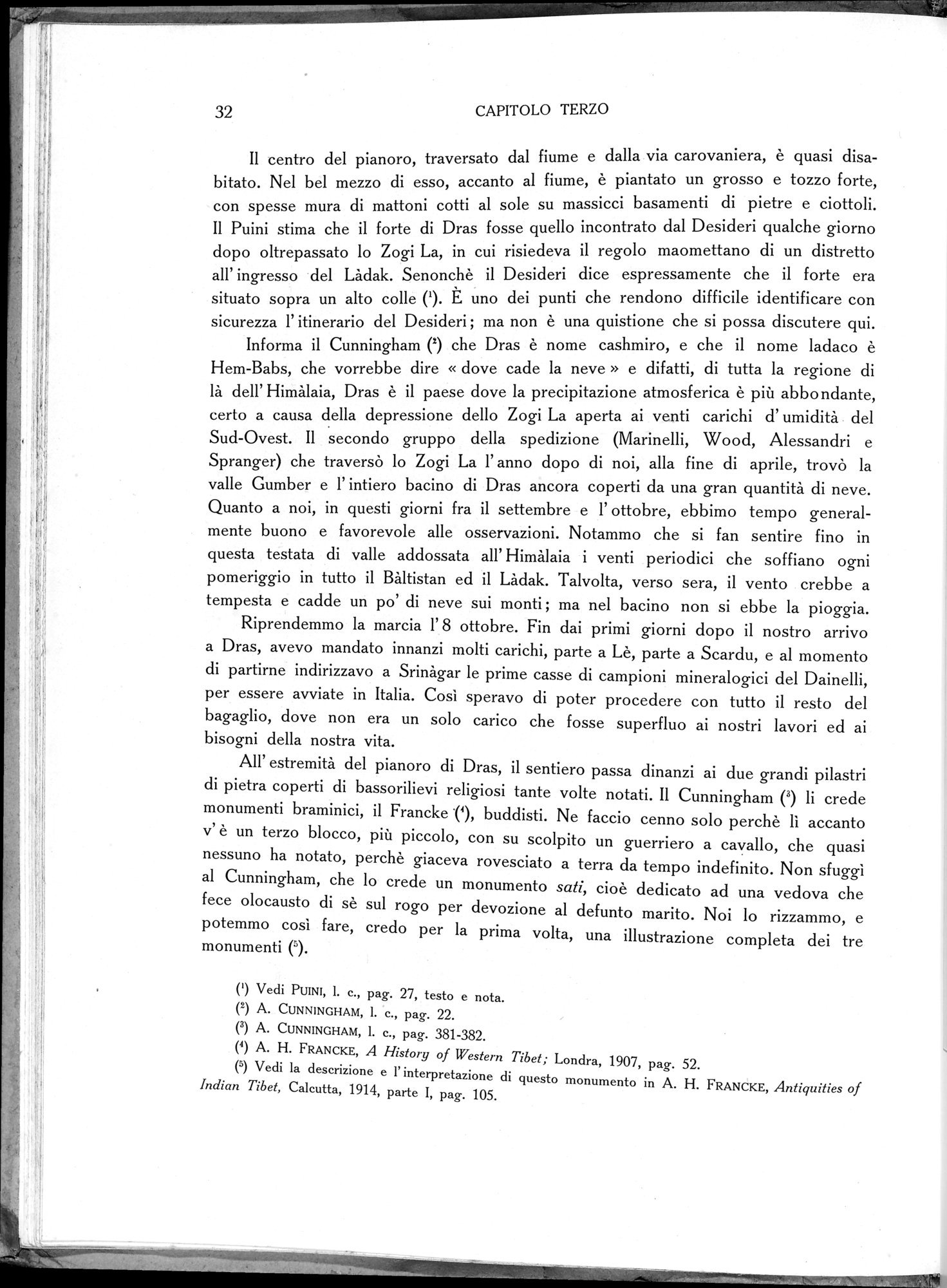 Storia della Spedizione Scientifica Italiana nel Himàlaia, Caracorùm e Turchestàn Cinese(1913-1914) : vol.1 / Page 54 (Grayscale High Resolution Image)