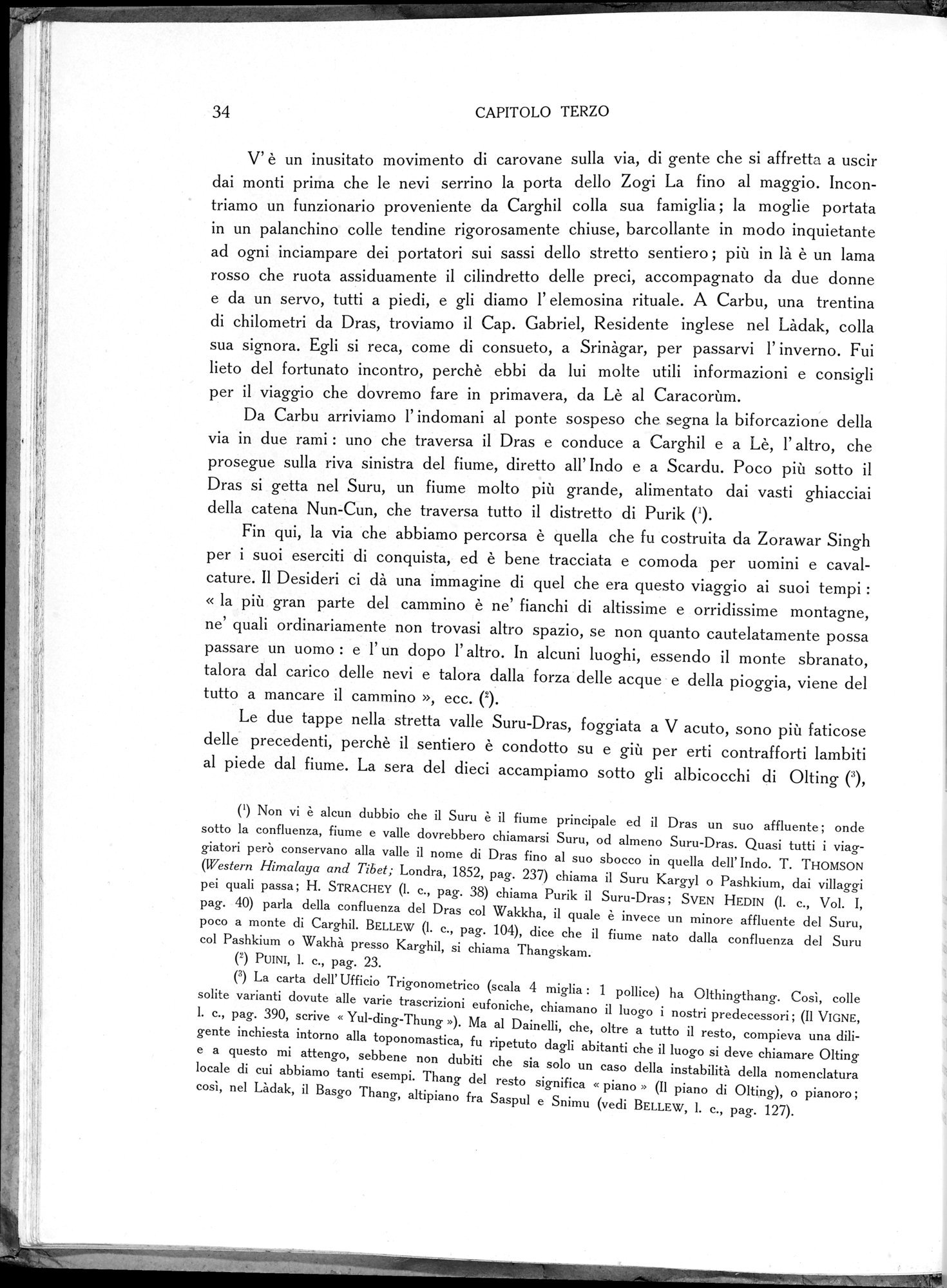 Storia della Spedizione Scientifica Italiana nel Himàlaia, Caracorùm e Turchestàn Cinese(1913-1914) : vol.1 / Page 56 (Grayscale High Resolution Image)