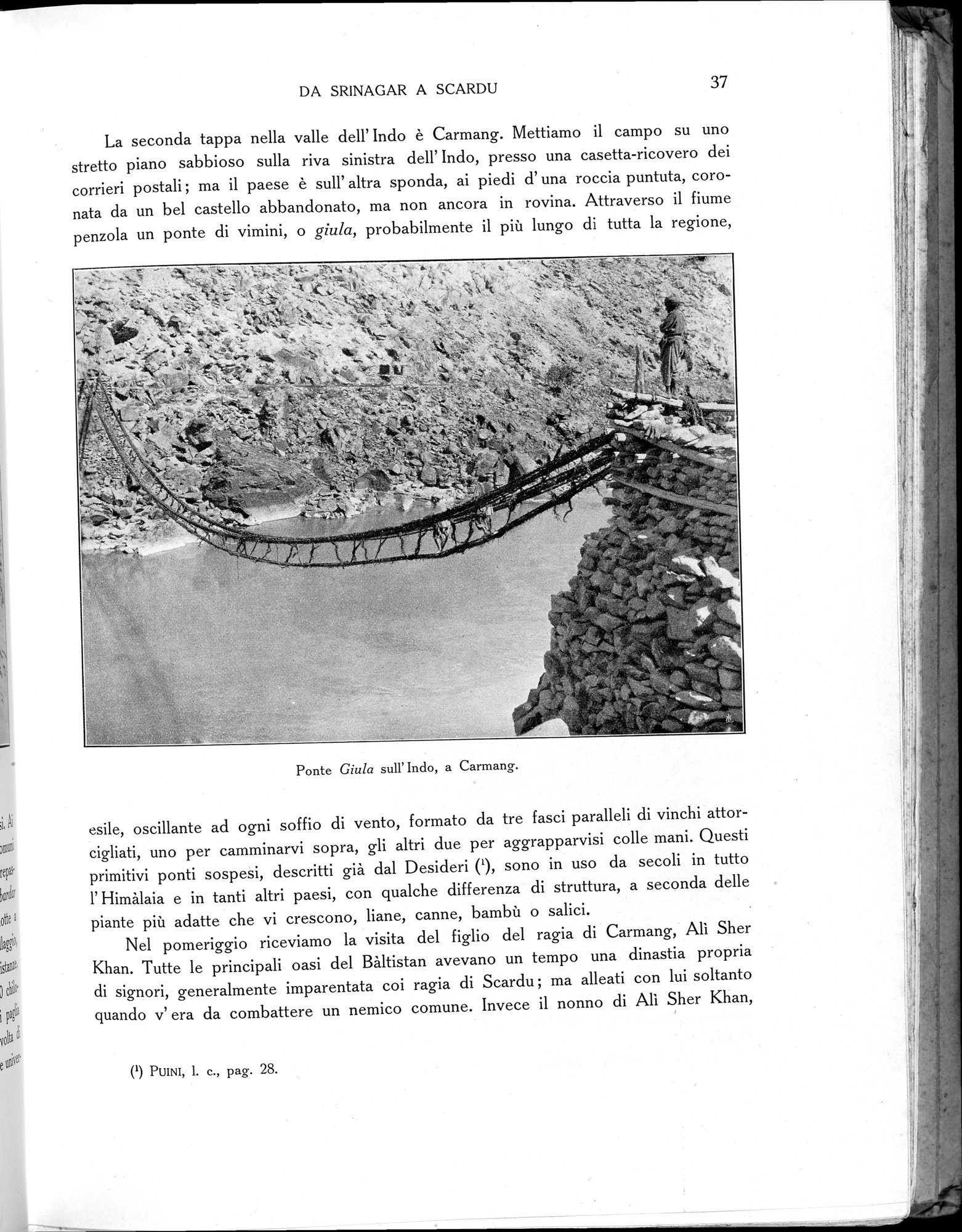 Storia della Spedizione Scientifica Italiana nel Himàlaia, Caracorùm e Turchestàn Cinese(1913-1914) : vol.1 / Page 59 (Grayscale High Resolution Image)