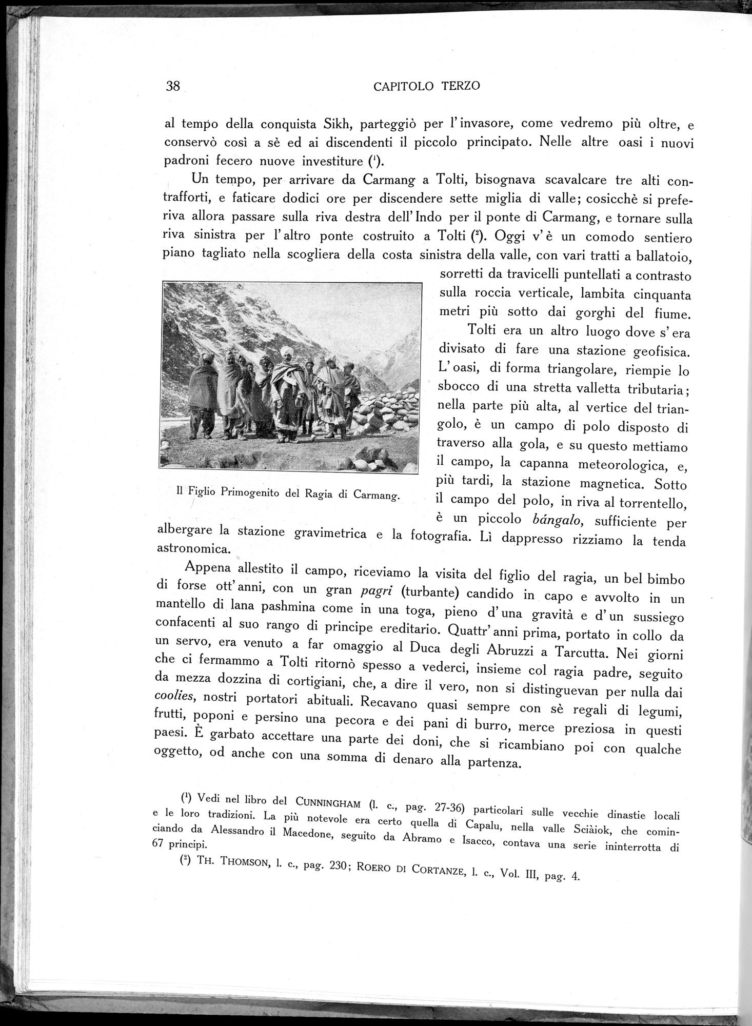 Storia della Spedizione Scientifica Italiana nel Himàlaia, Caracorùm e Turchestàn Cinese(1913-1914) : vol.1 / 60 ページ（白黒高解像度画像）