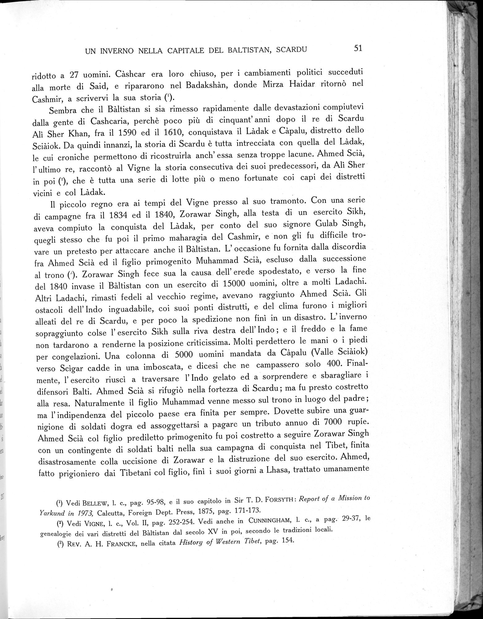 Storia della Spedizione Scientifica Italiana nel Himàlaia, Caracorùm e Turchestàn Cinese(1913-1914) : vol.1 / Page 73 (Grayscale High Resolution Image)