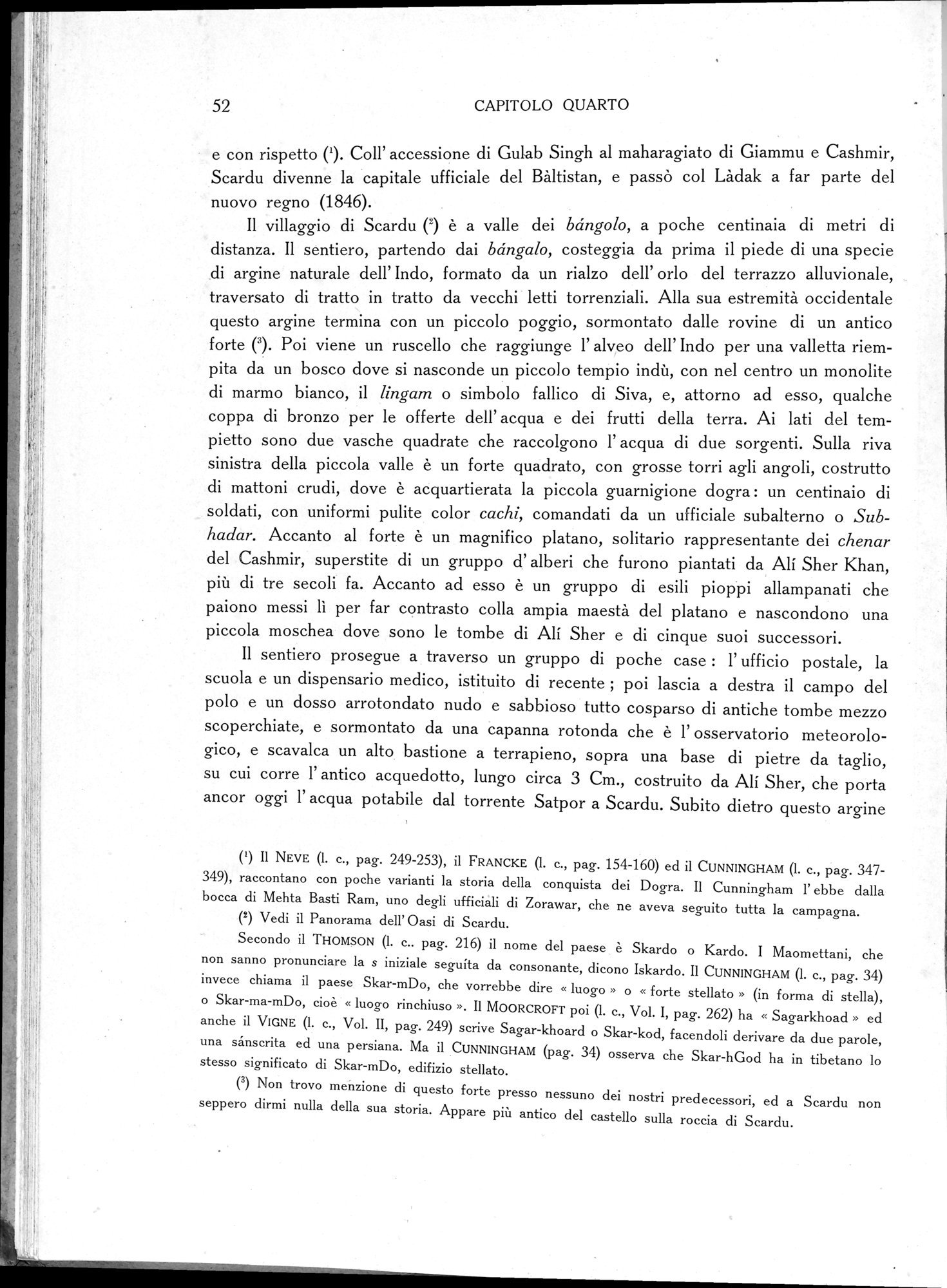 Storia della Spedizione Scientifica Italiana nel Himàlaia, Caracorùm e Turchestàn Cinese(1913-1914) : vol.1 / 74 ページ（白黒高解像度画像）