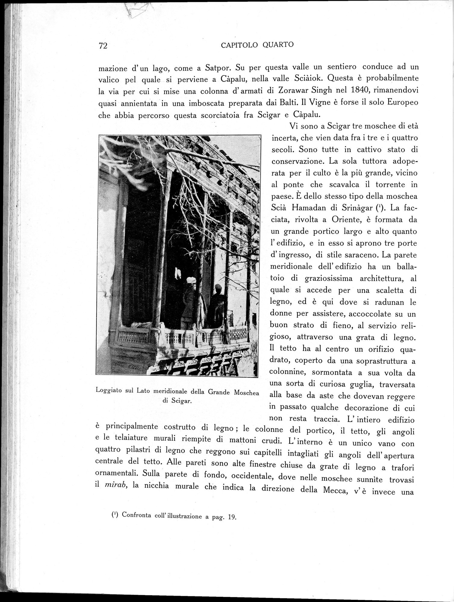 Storia della Spedizione Scientifica Italiana nel Himàlaia, Caracorùm e Turchestàn Cinese(1913-1914) : vol.1 / 100 ページ（白黒高解像度画像）
