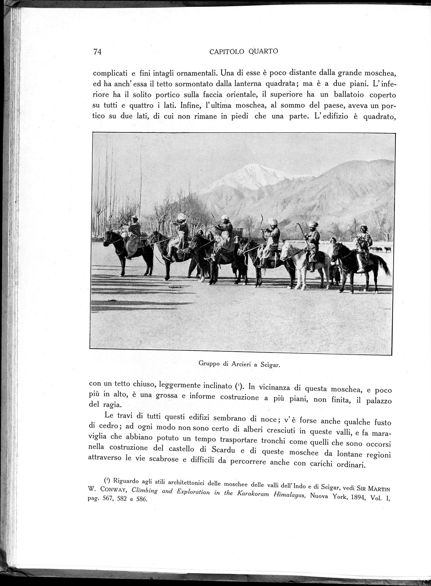 Storia della Spedizione Scientifica Italiana nel Himàlaia, Caracorùm e Turchestàn Cinese(1913-1914) : vol.1 / Page 102 (Grayscale High Resolution Image)