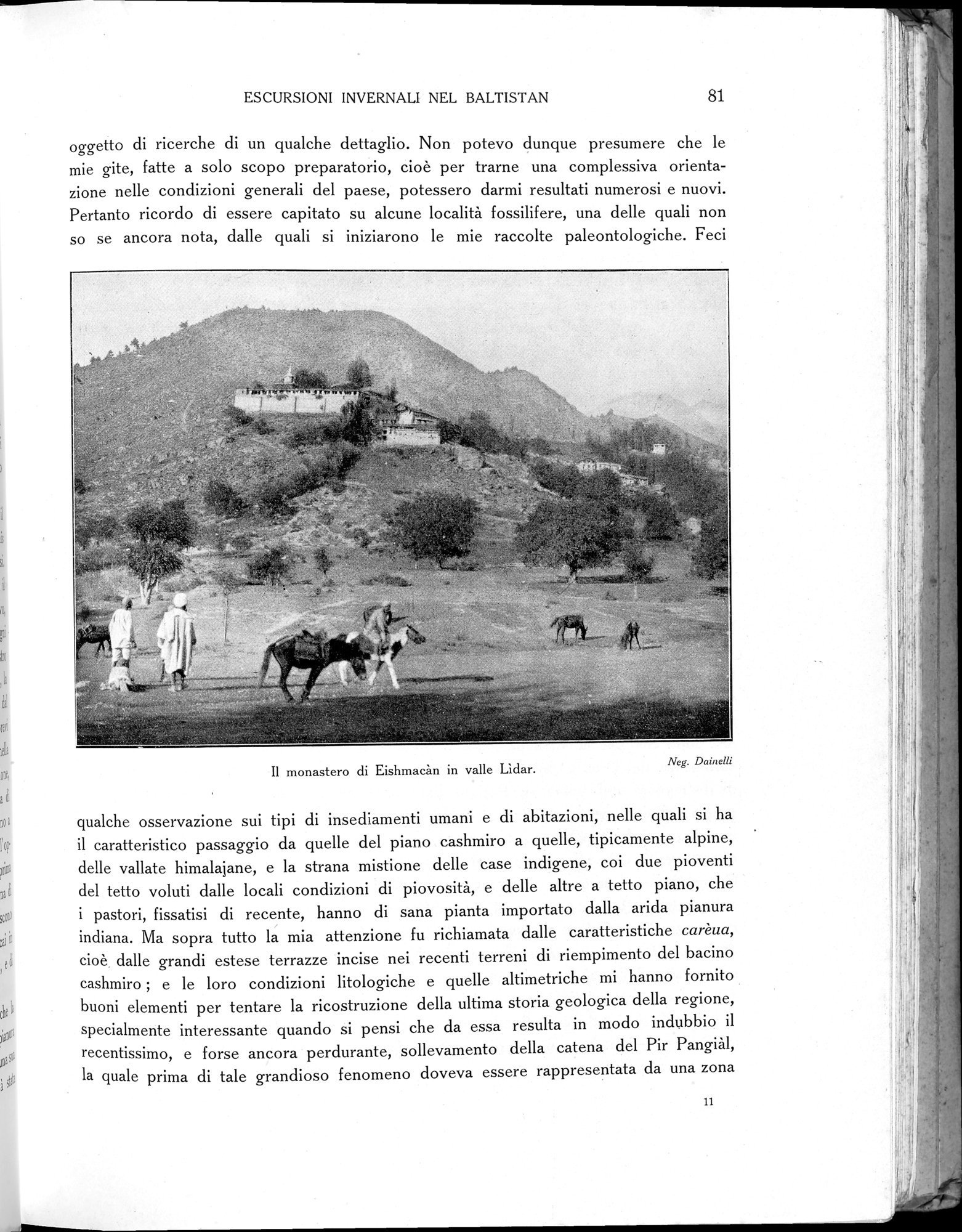 Storia della Spedizione Scientifica Italiana nel Himàlaia, Caracorùm e Turchestàn Cinese(1913-1914) : vol.1 / Page 111 (Grayscale High Resolution Image)