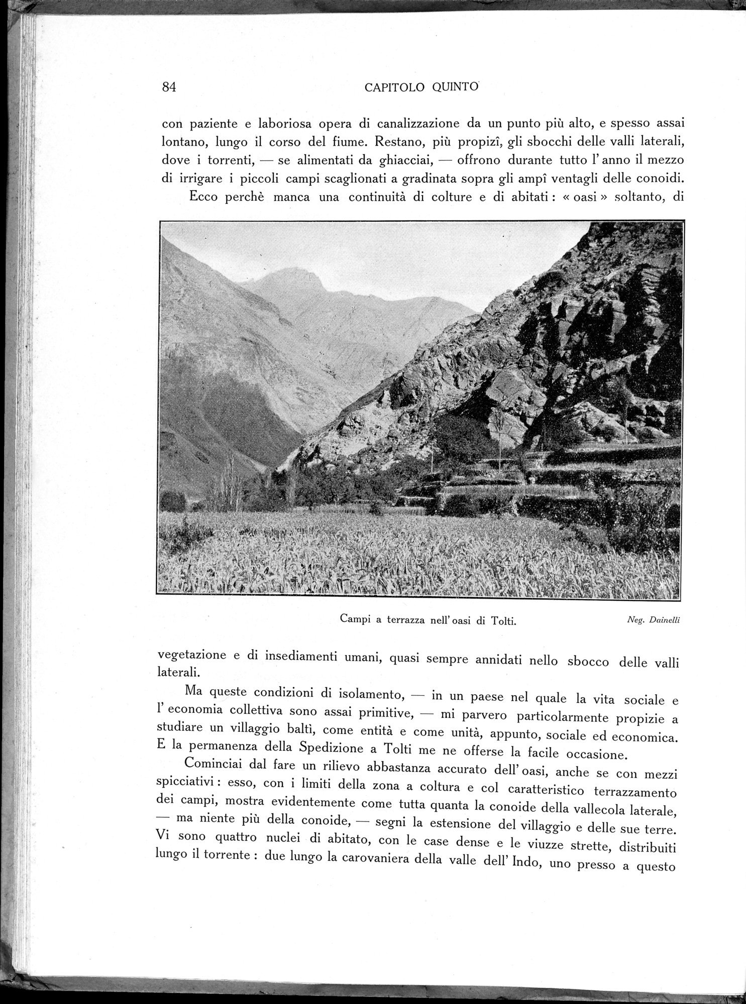 Storia della Spedizione Scientifica Italiana nel Himàlaia, Caracorùm e Turchestàn Cinese(1913-1914) : vol.1 / 114 ページ（白黒高解像度画像）