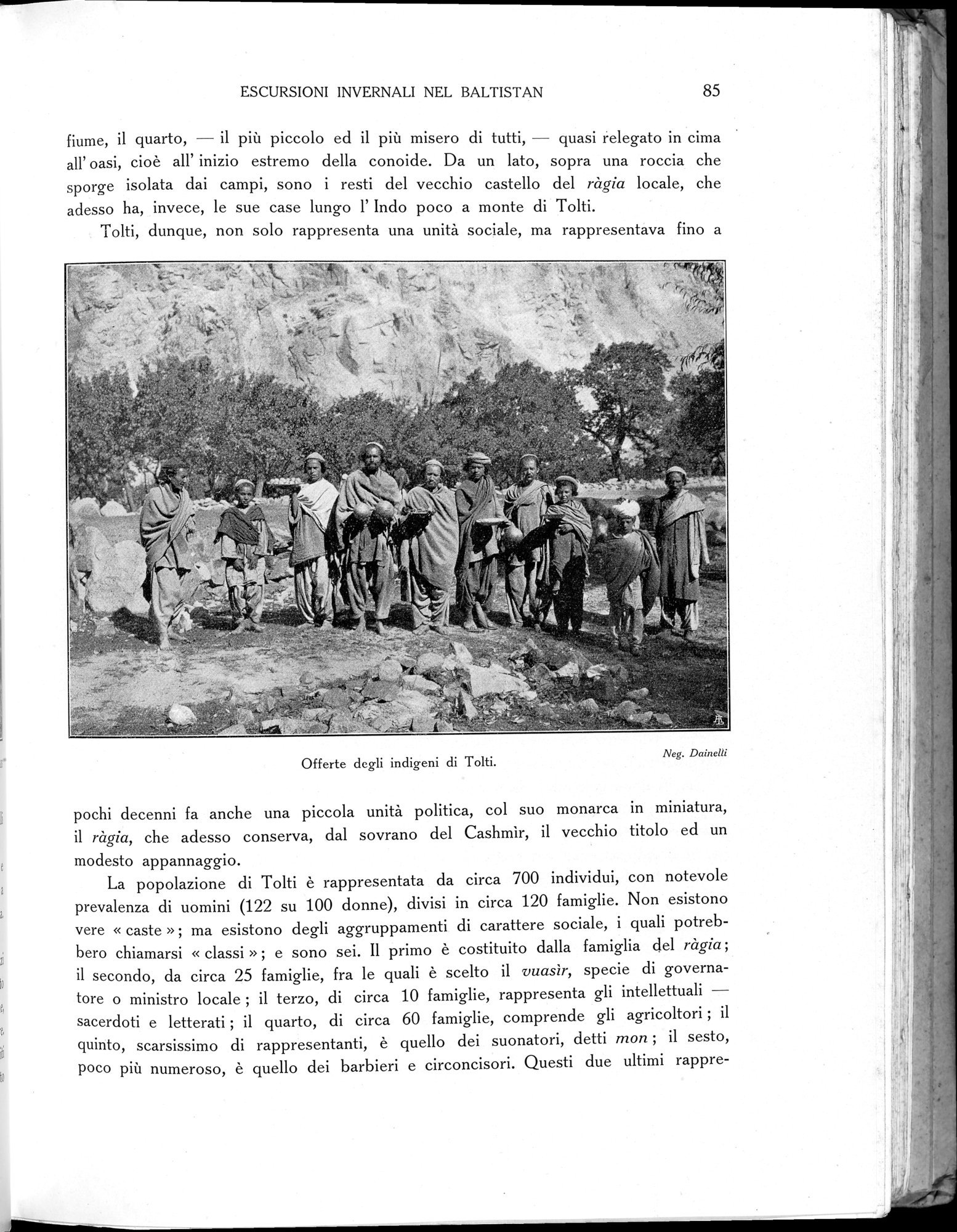 Storia della Spedizione Scientifica Italiana nel Himàlaia, Caracorùm e Turchestàn Cinese(1913-1914) : vol.1 / 115 ページ（白黒高解像度画像）