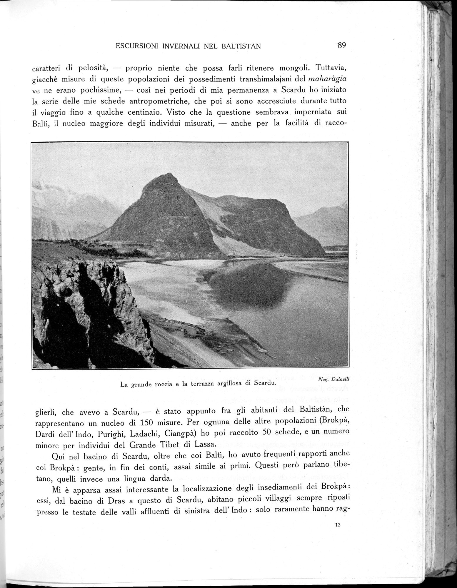 Storia della Spedizione Scientifica Italiana nel Himàlaia, Caracorùm e Turchestàn Cinese(1913-1914) : vol.1 / 119 ページ（白黒高解像度画像）