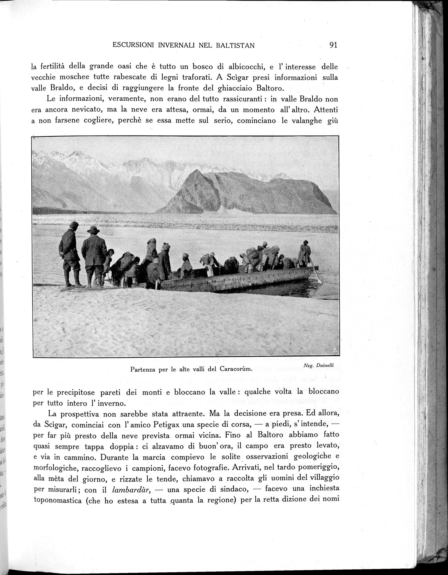 Storia della Spedizione Scientifica Italiana nel Himàlaia, Caracorùm e Turchestàn Cinese(1913-1914) : vol.1 / 121 ページ（白黒高解像度画像）