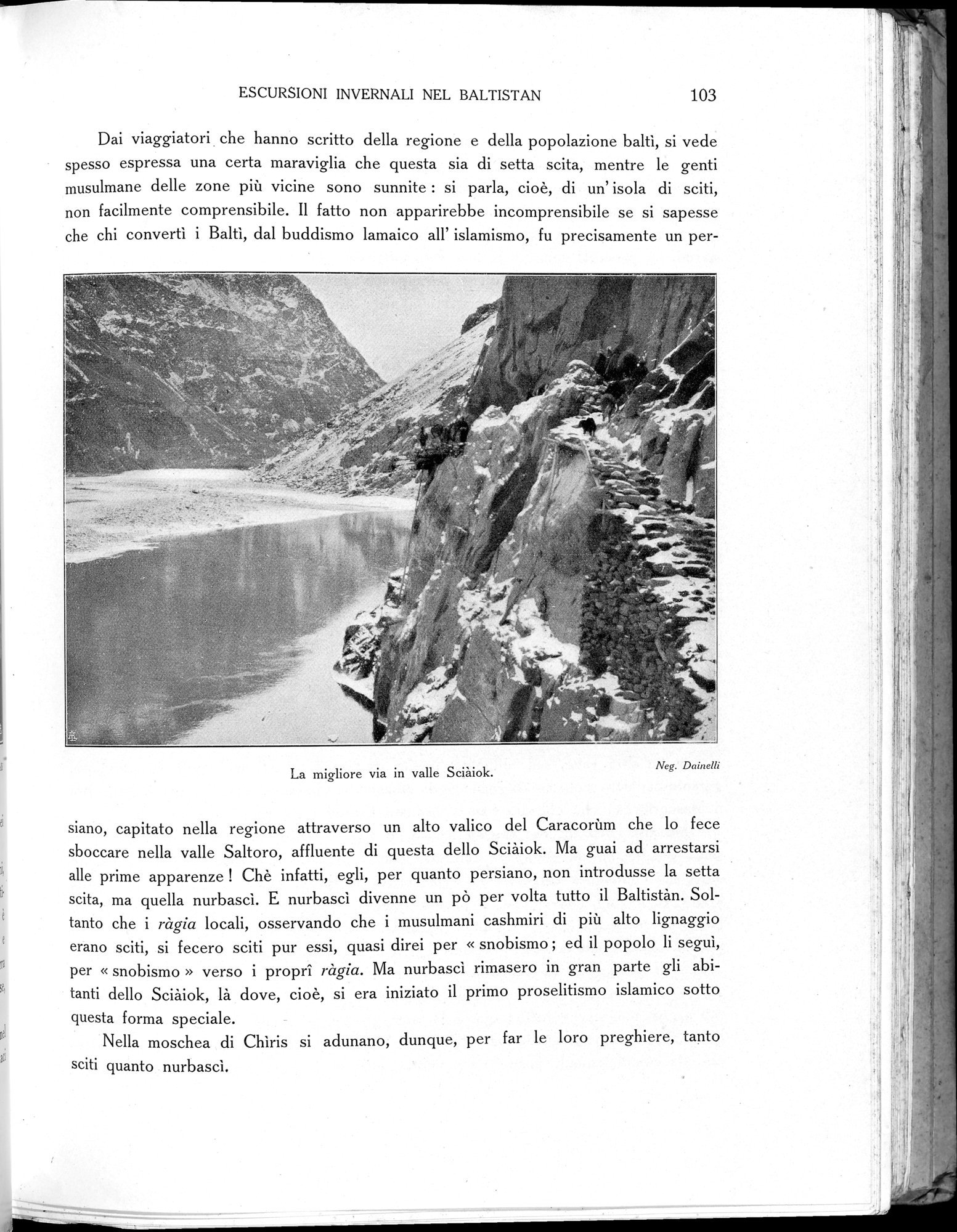 Storia della Spedizione Scientifica Italiana nel Himàlaia, Caracorùm e Turchestàn Cinese(1913-1914) : vol.1 / Page 133 (Grayscale High Resolution Image)