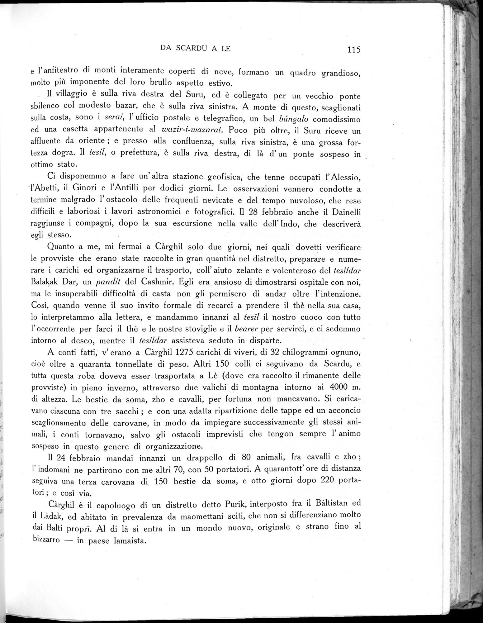 Storia della Spedizione Scientifica Italiana nel Himàlaia, Caracorùm e Turchestàn Cinese(1913-1914) : vol.1 / 147 ページ（白黒高解像度画像）