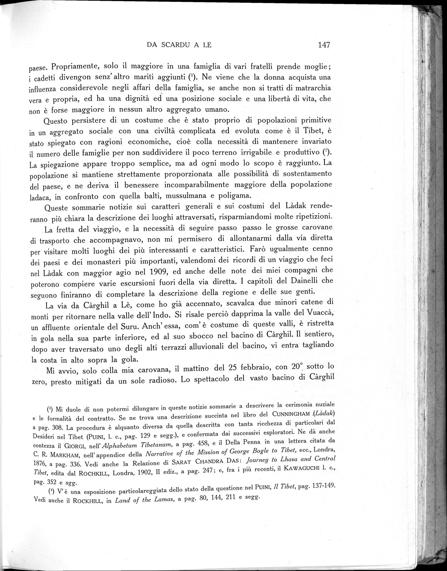 Storia della Spedizione Scientifica Italiana nel Himàlaia, Caracorùm e Turchestàn Cinese(1913-1914) : vol.1 / Page 179 (Grayscale High Resolution Image)