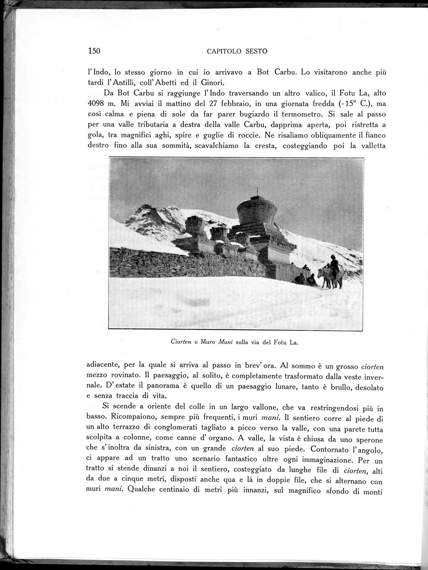 Storia della Spedizione Scientifica Italiana nel Himàlaia, Caracorùm e Turchestàn Cinese(1913-1914) : vol.1 / 184 ページ（白黒高解像度画像）