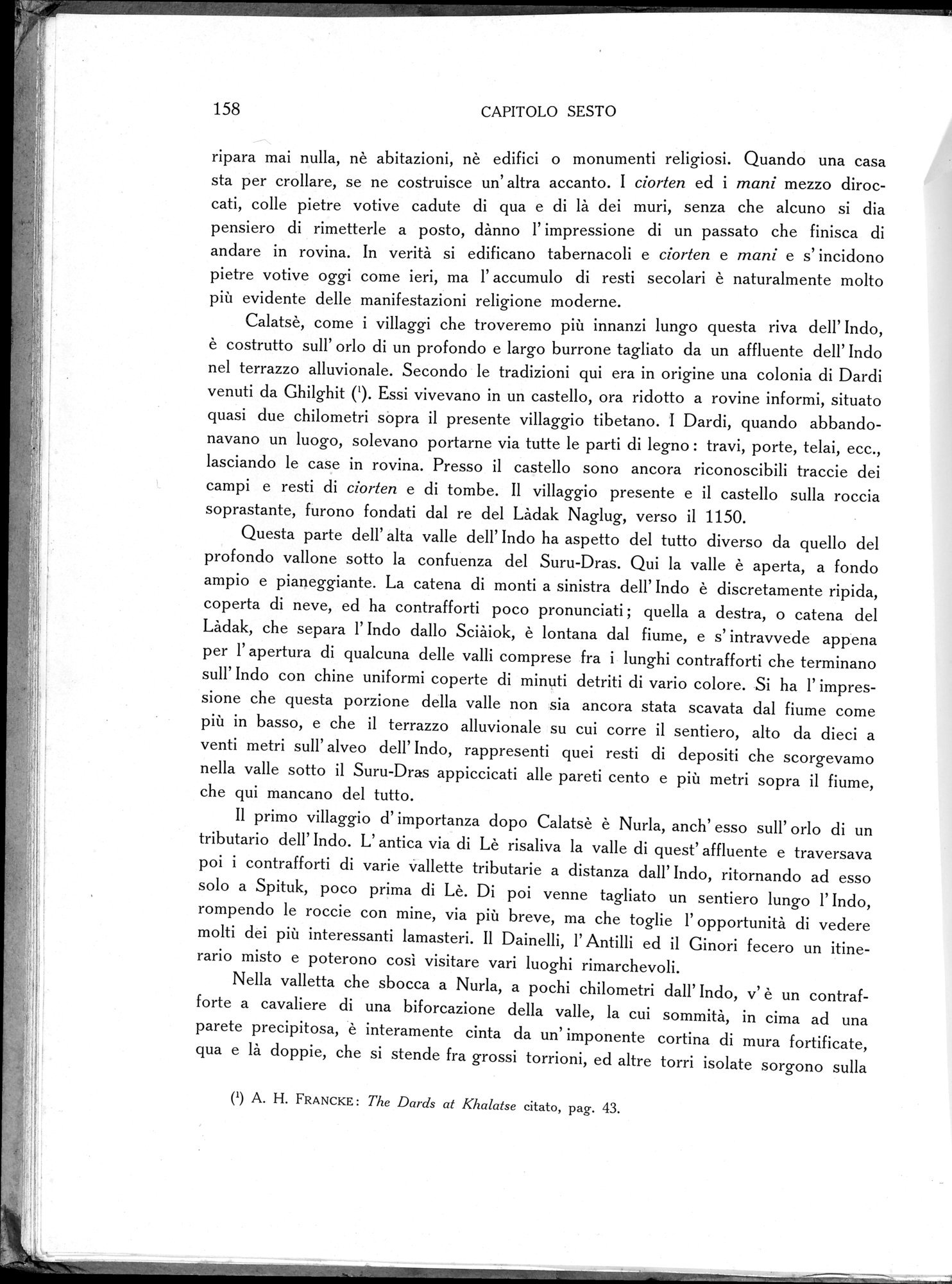 Storia della Spedizione Scientifica Italiana nel Himàlaia, Caracorùm e Turchestàn Cinese(1913-1914) : vol.1 / 196 ページ（白黒高解像度画像）