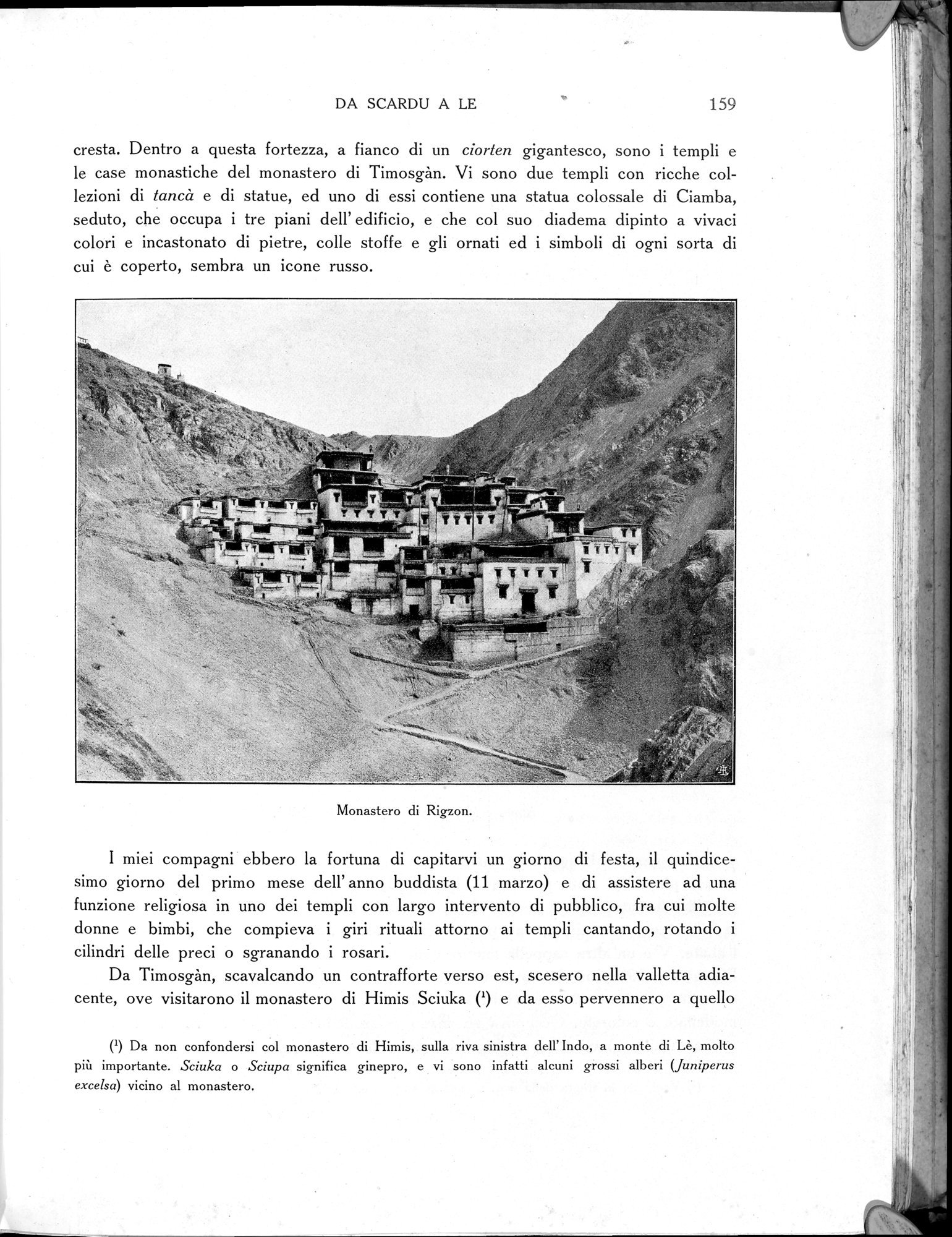 Storia della Spedizione Scientifica Italiana nel Himàlaia, Caracorùm e Turchestàn Cinese(1913-1914) : vol.1 / Page 199 (Grayscale High Resolution Image)
