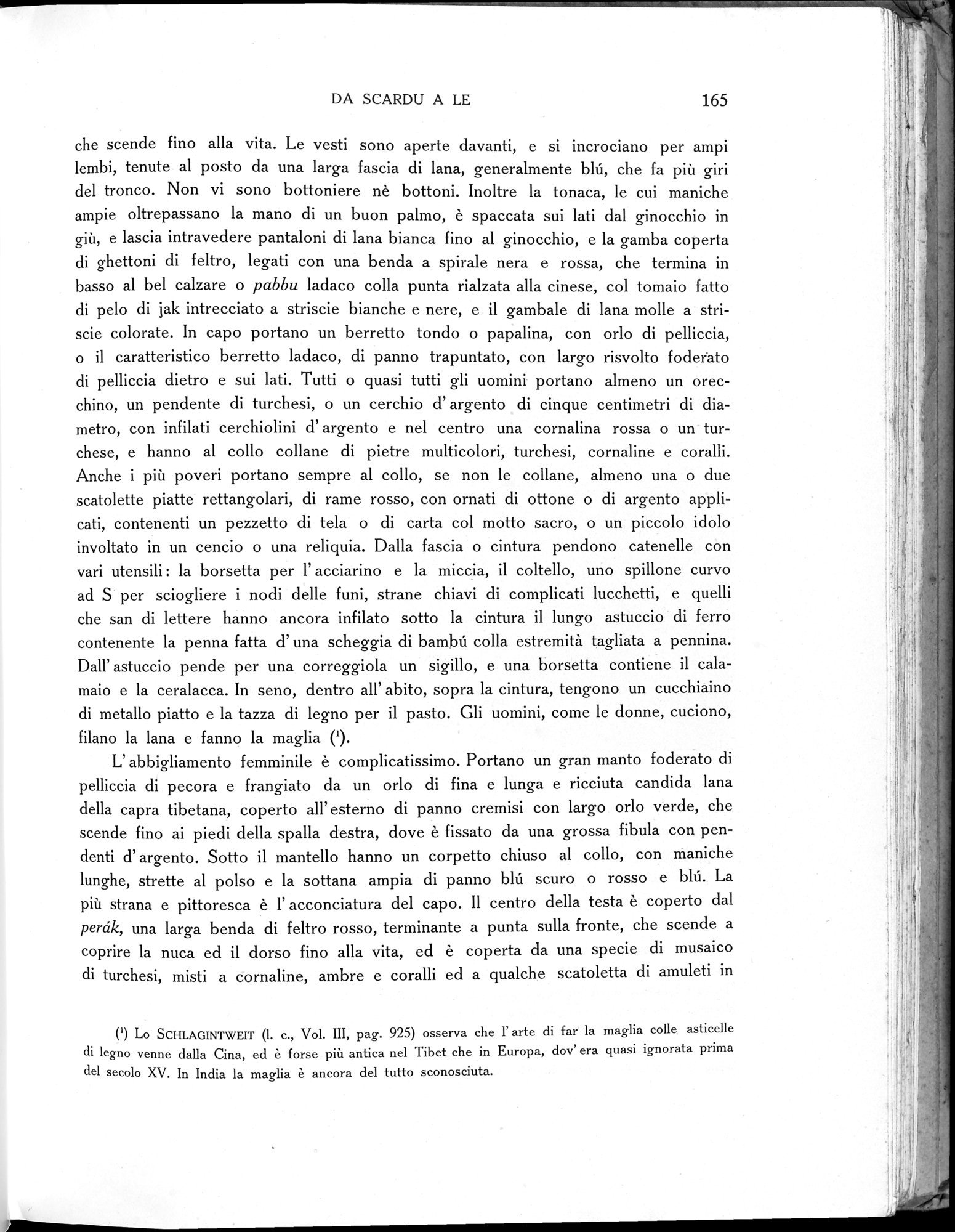 Storia della Spedizione Scientifica Italiana nel Himàlaia, Caracorùm e Turchestàn Cinese(1913-1914) : vol.1 / 205 ページ（白黒高解像度画像）