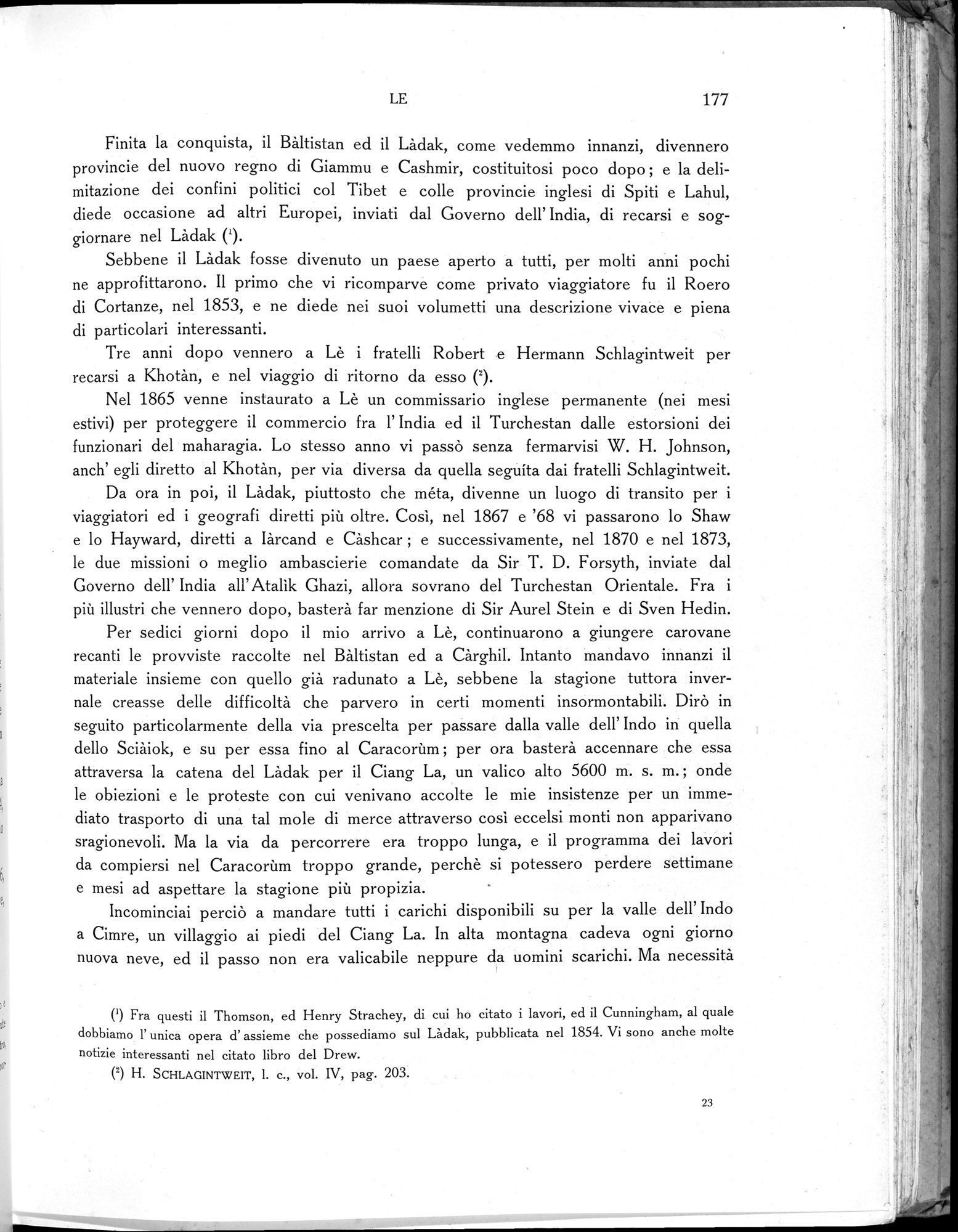Storia della Spedizione Scientifica Italiana nel Himàlaia, Caracorùm e Turchestàn Cinese(1913-1914) : vol.1 / 219 ページ（白黒高解像度画像）