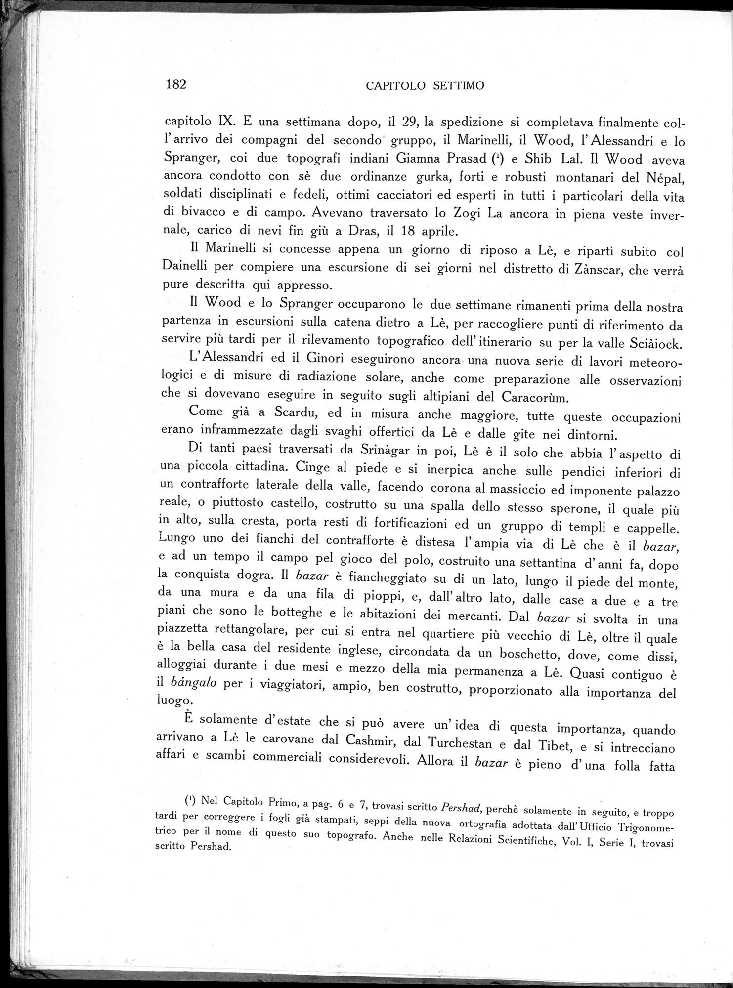Storia della Spedizione Scientifica Italiana nel Himàlaia, Caracorùm e Turchestàn Cinese(1913-1914) : vol.1 / 224 ページ（白黒高解像度画像）