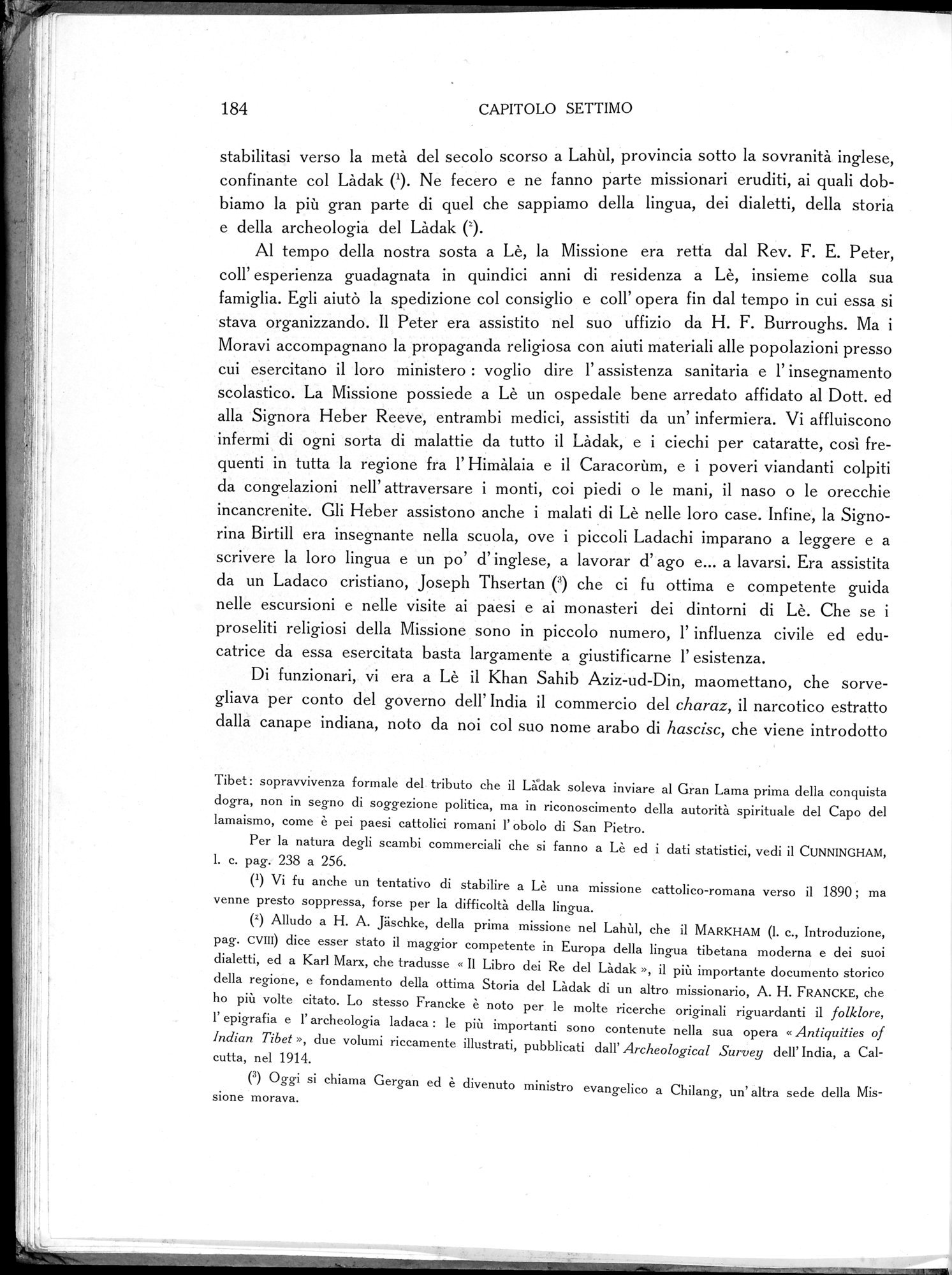 Storia della Spedizione Scientifica Italiana nel Himàlaia, Caracorùm e Turchestàn Cinese(1913-1914) : vol.1 / 226 ページ（白黒高解像度画像）