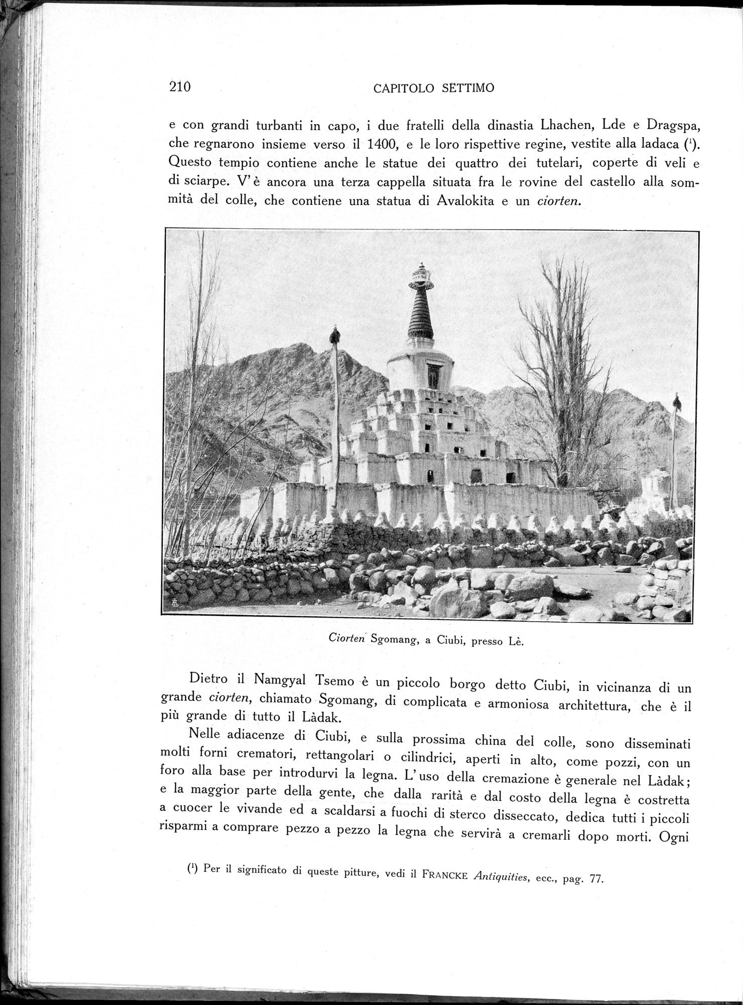 Storia della Spedizione Scientifica Italiana nel Himàlaia, Caracorùm e Turchestàn Cinese(1913-1914) : vol.1 / Page 252 (Grayscale High Resolution Image)