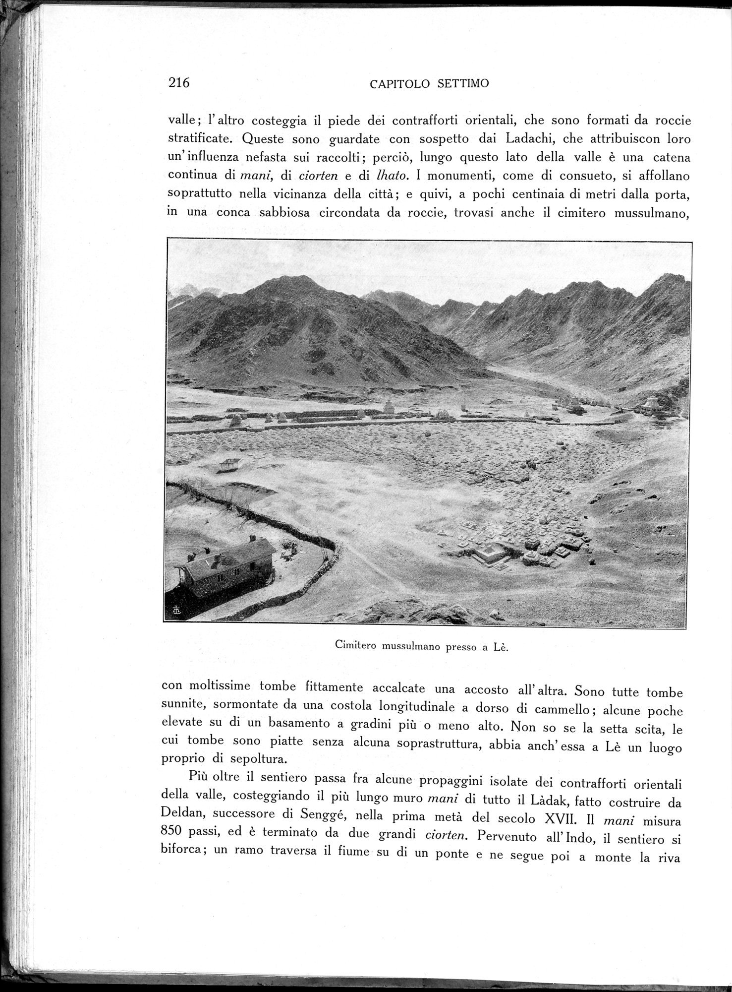Storia della Spedizione Scientifica Italiana nel Himàlaia, Caracorùm e Turchestàn Cinese(1913-1914) : vol.1 / Page 258 (Grayscale High Resolution Image)