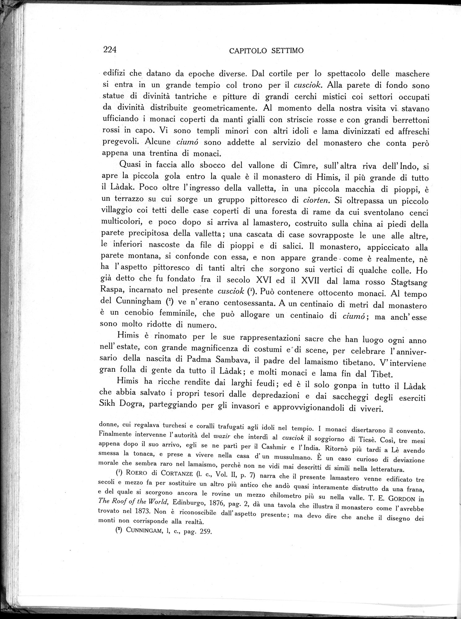 Storia della Spedizione Scientifica Italiana nel Himàlaia, Caracorùm e Turchestàn Cinese(1913-1914) : vol.1 / Page 266 (Grayscale High Resolution Image)